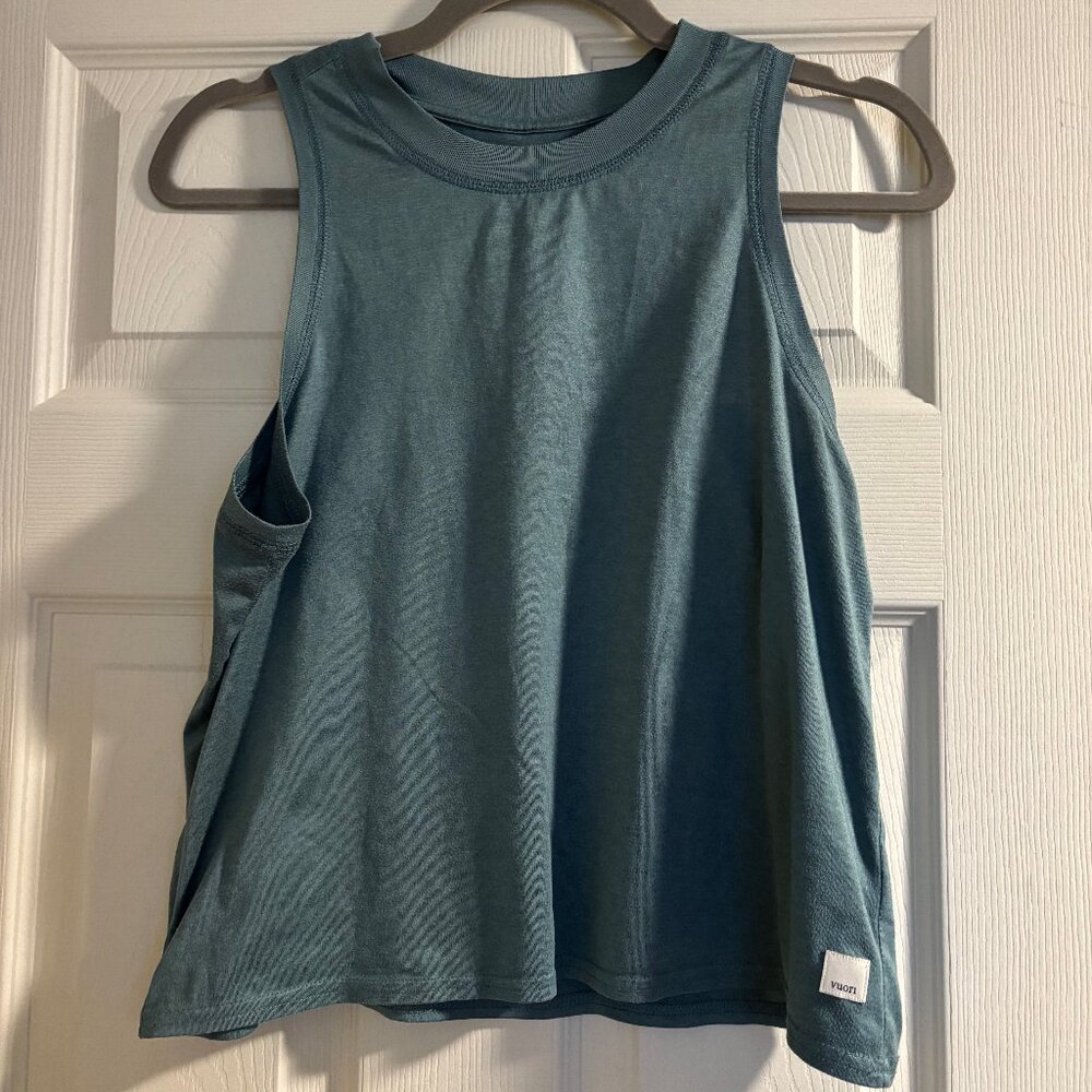 Vuori Energy Top - Teal Womens Small